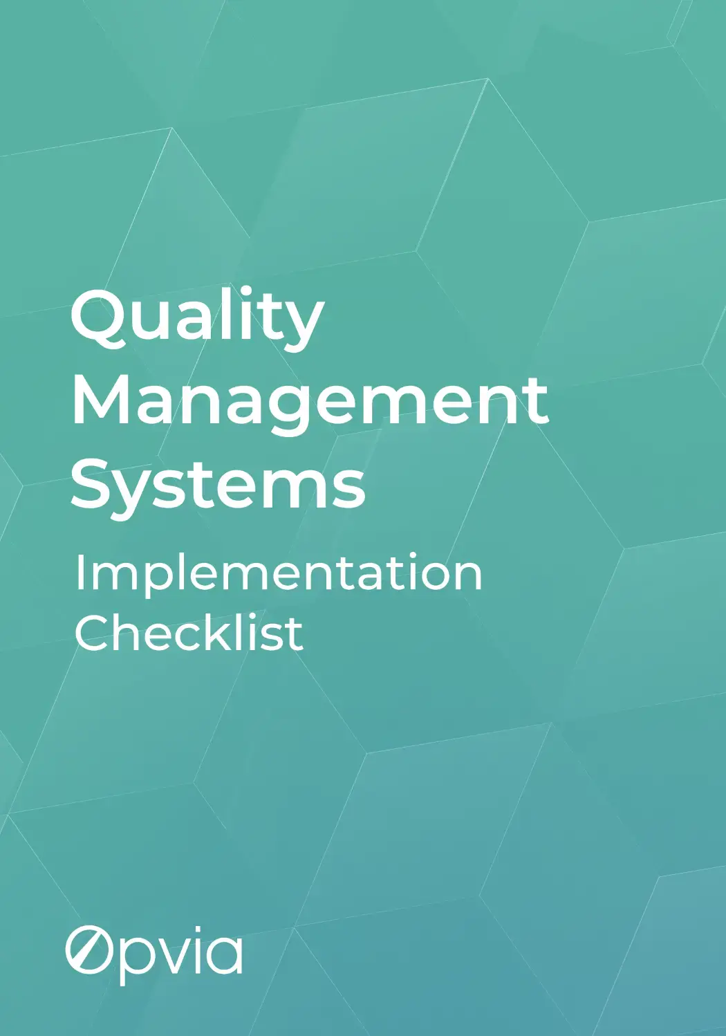 QMS Implementation Checklist